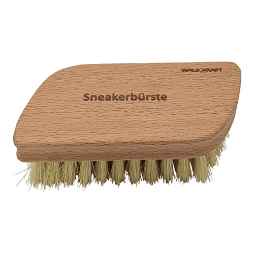 Sneakerbürste aus holz mit - sneakerbürste,
