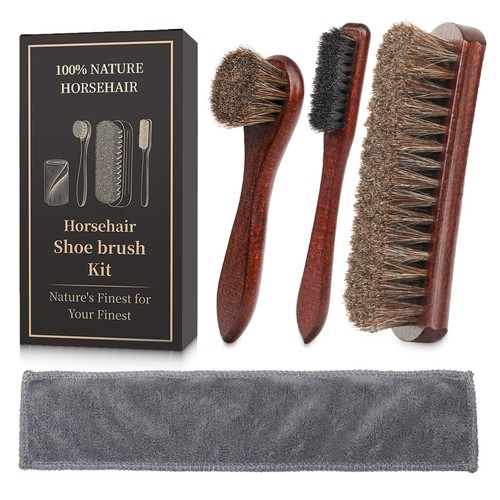 Schuhbürste set rosshaar - schuhbürste,